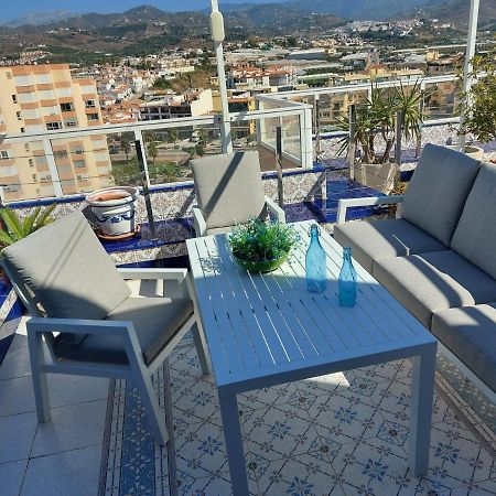 Spectacular Views Penthouse In 1St Line Beach Torrox Exterior foto