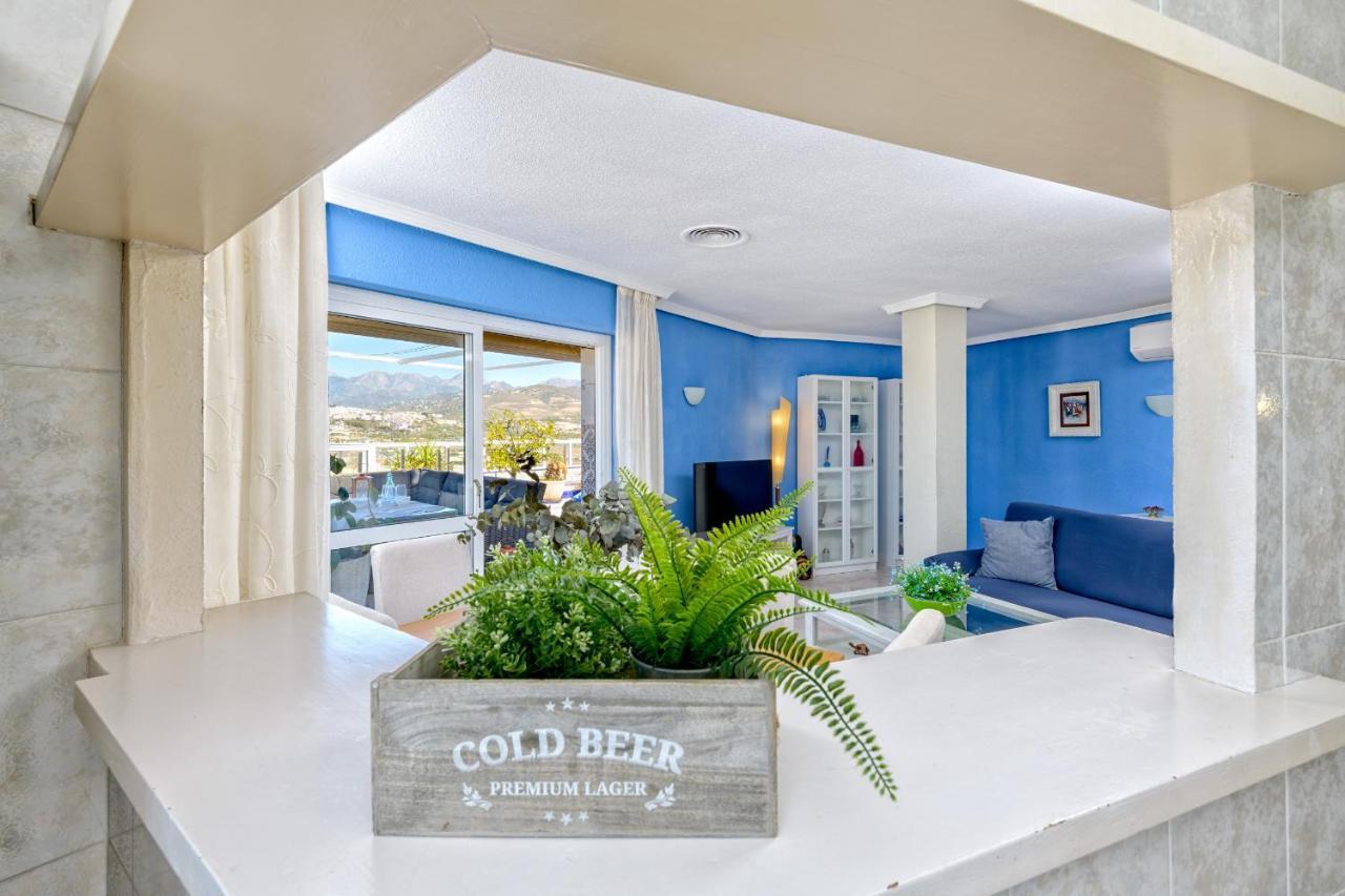 Spectacular Views Penthouse In 1St Line Beach Torrox Exterior foto