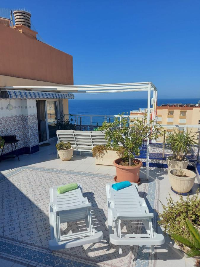 Spectacular Views Penthouse In 1St Line Beach Torrox Exterior foto