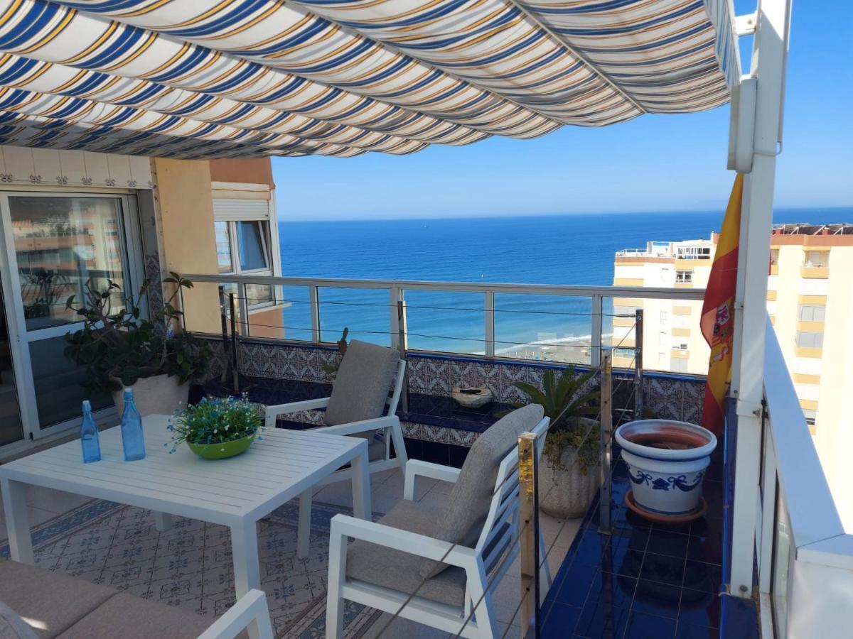 Spectacular Views Penthouse In 1St Line Beach Torrox Exterior foto