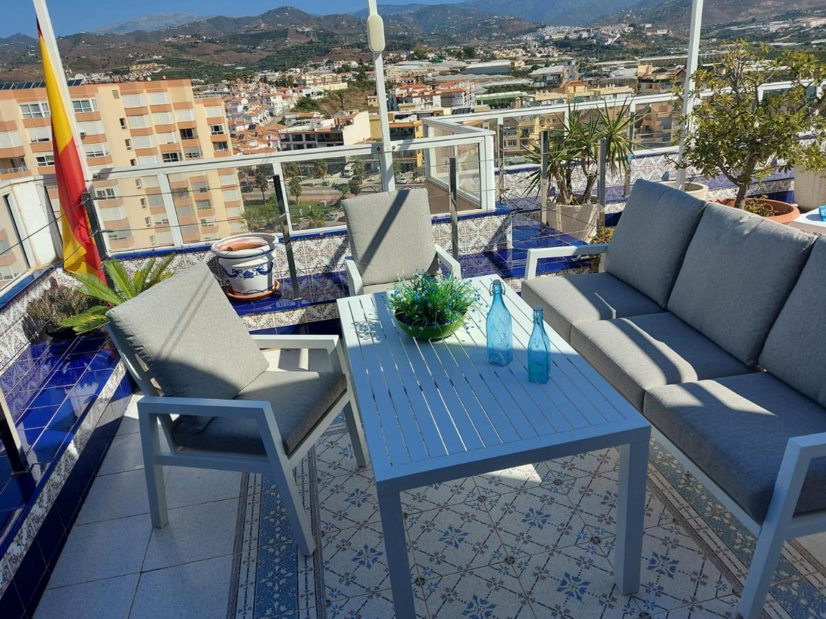 Spectacular Views Penthouse In 1St Line Beach Torrox Exterior foto